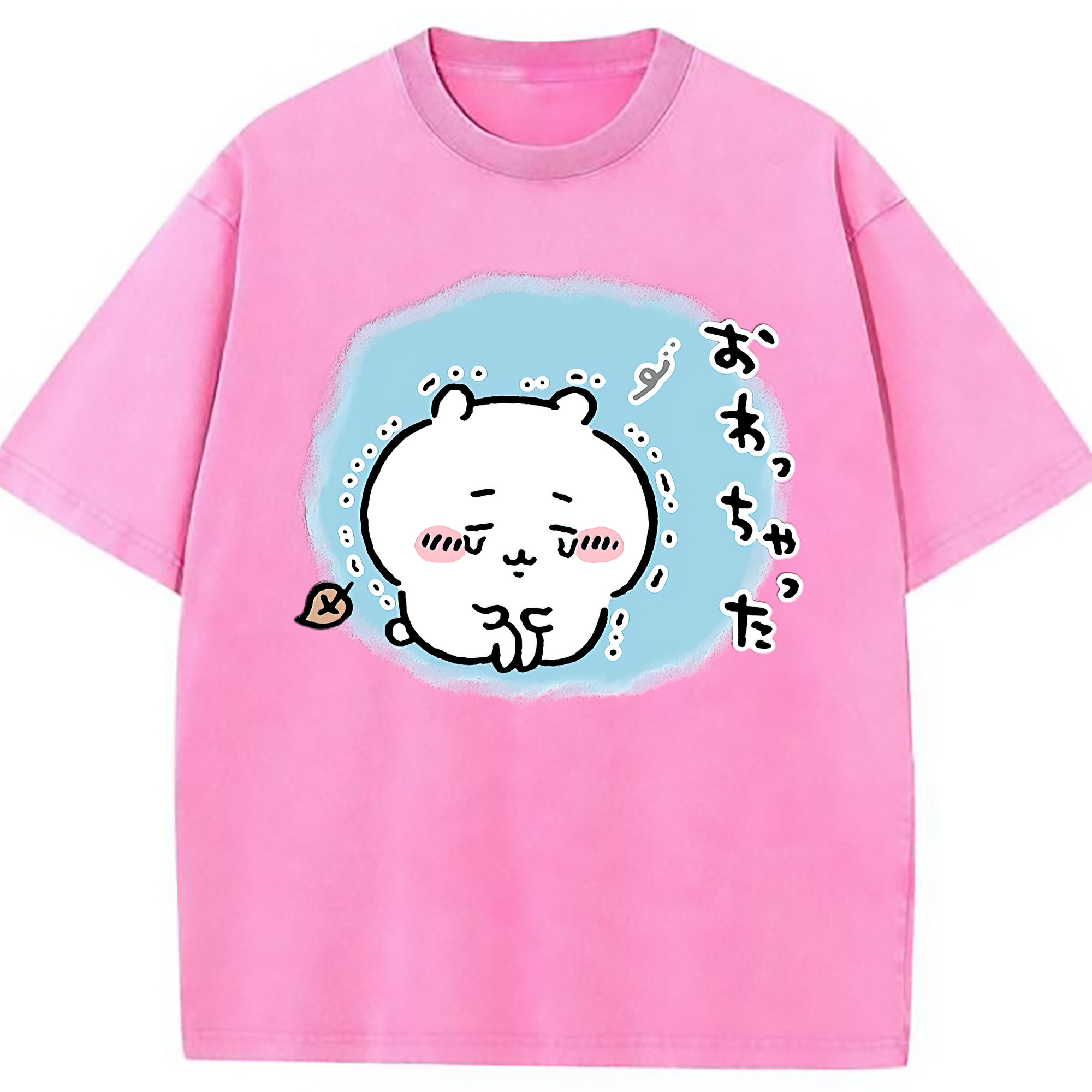（画像用） ちいかわ ちいかわ Chii-kawa chiikawa 綿100% ヴィンテージ風 半袖Tシャツ（フロントプリント）